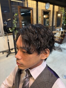 グロウ 博多店(growth) 博多メンズツイストスパイラルパーマ