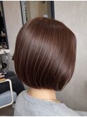 ピンクミルクティー×レイヤーボブ