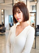 ルービック 豊中(Rubik's)&nbsp;大人可愛いストレートボブ×艶カラー