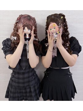 クラビス(CLAVIS) 編み上げハーフツイン　編みおろし
