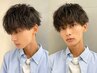 【メンズヘアセット+シャンプーブロー】［新宿/新宿駅/ヘアメ/ヘアセット］