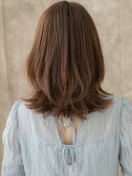カバーヘア ブリス 上尾西口店(COVER HAIR bliss) ブリーチなしロングウルフクラゲヘアくびれレイヤー20代30代W