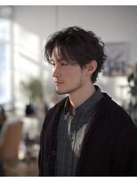クート アンド シー 東川口(kuto and C)&nbsp;大人センターパート×メンズ×パーマ×東川口