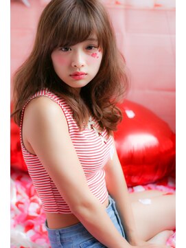 マーリャヘアー(mallia hair) 甘めバングセミロングｂｙ☆塚本あつし