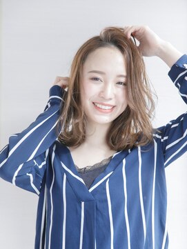 アフロディーテ 銀座(APHRODITE GINZA) 黒髪/グレーベージュ/レイヤーロング/前髪パーマ/銀座