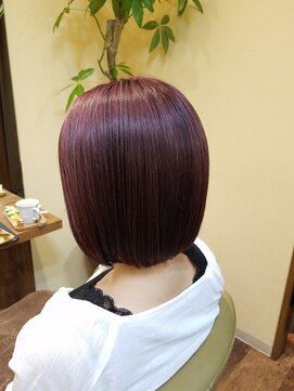 ヘアーアンドメイク サワ 天神店(Sawa) 内まきボブスタイル