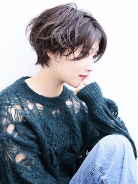 ドロップ(drop) マニッシュルーズチョコレートパーマショート【表参道青山drop】