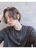前下がり ミディアムマッシュ