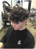 マッシュ×ツイストスパイラルパーマ