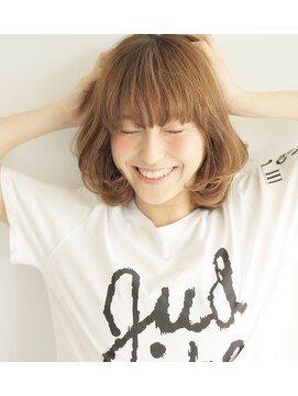 ミリ 千歳烏山(Mili CARE&SPA) 【Mili 千歳烏山】ライトアッシュ×厚めバングひし形ボブ