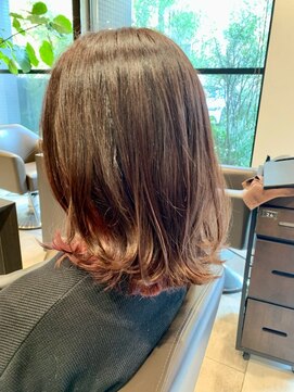 アイフィールアヴェダ 船堀店(i feel AVEDA) 【中村】人気インナーカラー☆範囲・色味ご相談ください