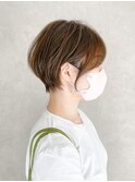 ひし形耳掛けショート