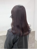 ハイブ 金沢(Hive)&nbsp;ゆるふわロングラベンダーカラー髪質改善ツヤ髪スタイル