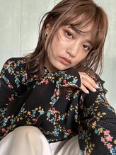 ジェムバイアルテフィーチェ(gem by artefice) マッシュレイヤー×グレージュ#くすみベージュ