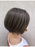 ハイライト×グレージュ