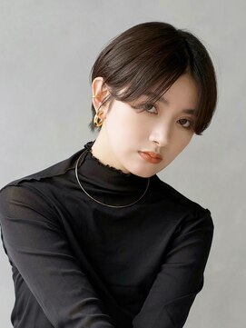 アルバム 池袋(ALBUM) 大人ショート_マチルダボブピンクベージュ_ba464143