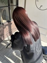 ヘアースタジオ エフ(Hair studio f) 茨木/暖色カラー/ボルドーブラウン/ブリーチなし