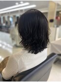 時短パーマスタイル