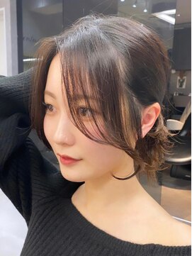 ロンドホットリップ 立川(Lond hot lip) 韓国レイヤー/韓国風/顔周り/髪質改善/黒髪/ブリーチなし 立川