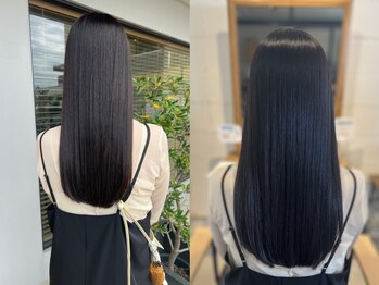 ラクレ(la cle')の写真/【穂積・北方/髪質改善】髪質改善ストレートで柔らかく艶やかな理想の上質なストレートヘアに♪