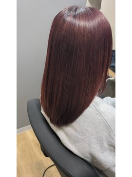 スリーク バイ ロイ 円町本店(sleek by roy) さらさら透明感ピンク。