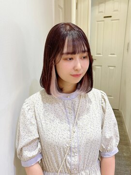 コル(CoL) ピンクブラウン×ピンクエクステ6本