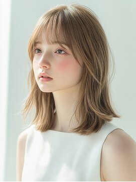 アルトリスト(Altruist Aging×HAIR&SPA) ☆イメチェンピンクベージュアンブレラカラー前髪クールショート