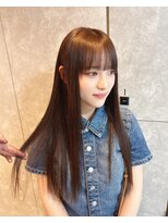 ガルボヘアー 名古屋栄店(garbo hair)&nbsp;オイルストレートツヤ髪ブラウン10代20代