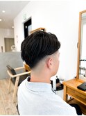 【メンズ★大名】スキンフェード×ビジネスマンスタイル×パーマ