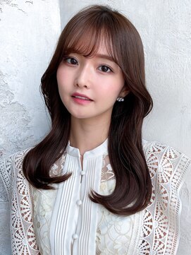 アフロート ルヴア(AFLOAT RUVUA) 小顔バング顔まわりレイヤーカット韓国風くびれヘア20代30代40代