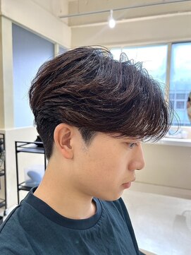 ニコ トウキョウ ヨコハマ(nico) マッシュ/韓流ヘア/ニュアンスパーマ/毛流れパーマ