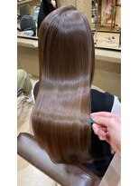 ひろ美容室 ニュアンスカラーフレンチカジュアルレイヤーロング_ba485951