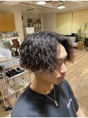 ツイストスパイラルパーマセンターパートサーフカール