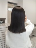グレージュ/暗髪カラー/就活カラー/地毛風カラー/オリーブグレー