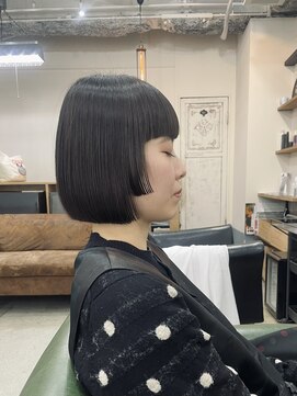 エシカ(ethica) 【ethica_南船場】黒髪ボブ×姫カット