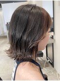 ★20代30代/外ハネウルフミディ/フェイスフレーミングカラー
