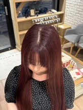 やわらかい透明感。大人可愛いラベンダーピンクで印象チェンジ