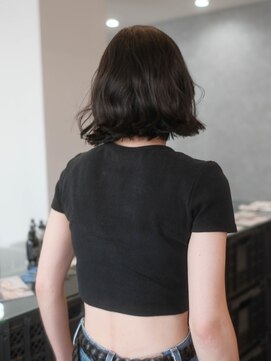 ジュール(JOULE'S) 黒髪ボブ/外ハネ/ボブ/カットカラー/名古屋伏見/JOULE'S