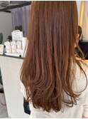 柔らかブラウンのナチュラルロング