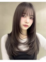 ハム 立川(hum)&nbsp;ココアベージュ/オリーブグレー/小顔/黒髪[立川/髪質改善]