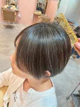 根元プリンと白髪が目立たないハイライト♪