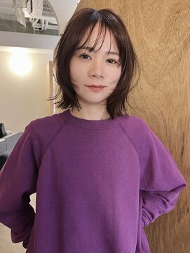 ユー セント(yew scent) ボブレイヤー×暖色カラー