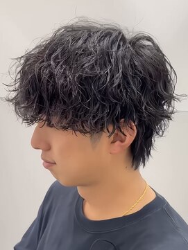 シナジー 本厚木(synergy) マッシュウルフ×波巻きツイスパ！