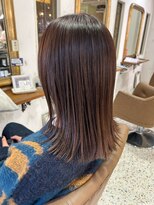 サンバイセライロ 千葉(SAN. by celilo)&nbsp;艶ベージュ　ロブ スタイル　【大木】