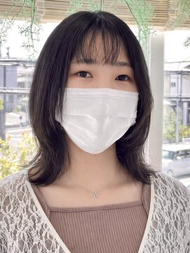 グランデュール 東静岡池田店(GRANDEUR) 東静岡ショートボブくびれショートイルミナカラー顔周りレイヤー