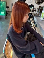 ソレス(so.lace)&nbsp;ブリーチカラー×オレンジ