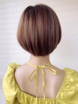 カバーヘア ブリス 戸田公園西口店(COVER HAIR bliss)&nbsp;白髪ぼかしハイライト/丸みショートボブ春カラーイメチェンp川口