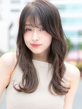 ローマ ギンザ(ROMA Ginza) ブリーチなし*赤みのないショコラグレージュ*レイヤーロング