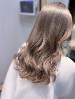 アース 天満橋店(HAIR & MAKE EARTH)&nbsp;春カラー★ロングホワイトミルクティー/ブリーチ/似合わせ