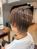 ラブリッシュ(LOVERICHE) 絶壁補正 ショートウルフ×グレージュインナー【浜崎】